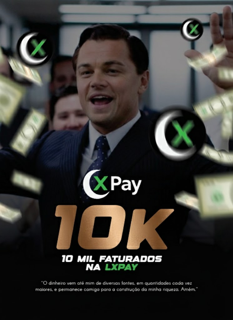 Placa 10K - 10 mil faturados na LXPay